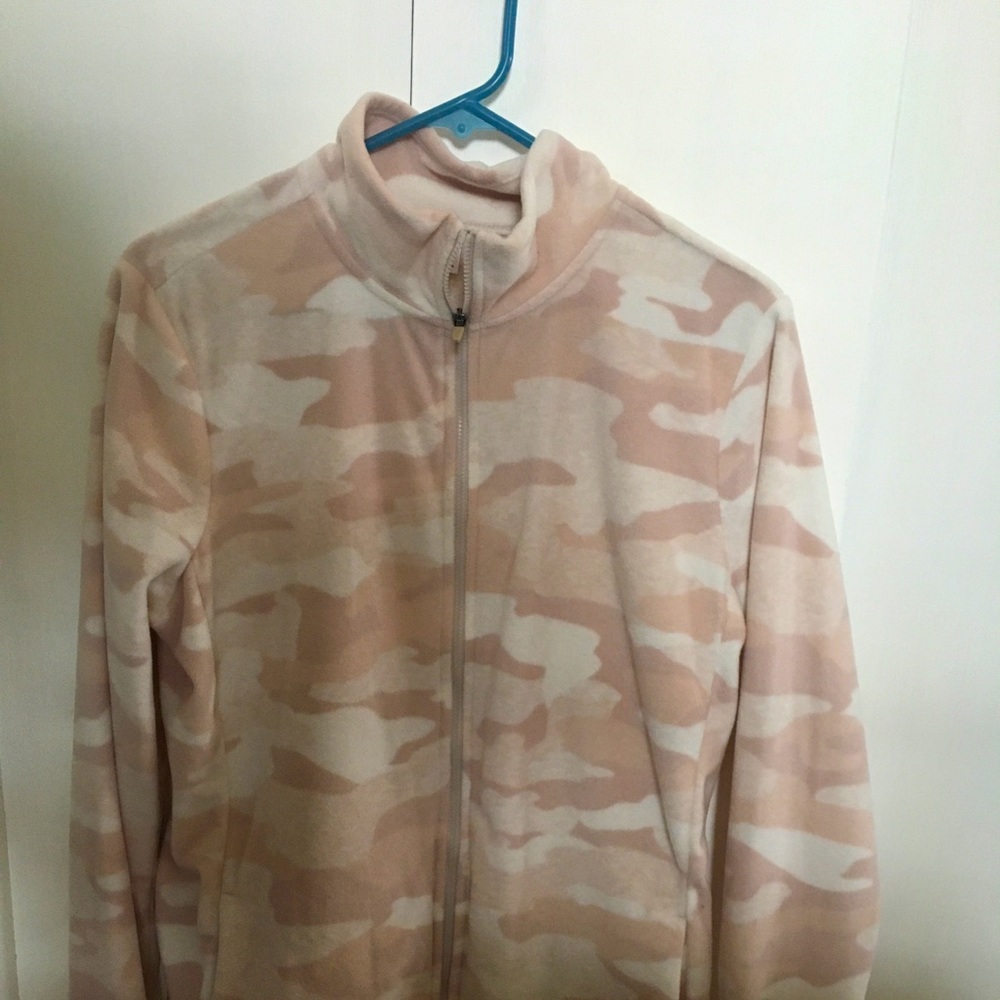 Fleece zip up jacket tall